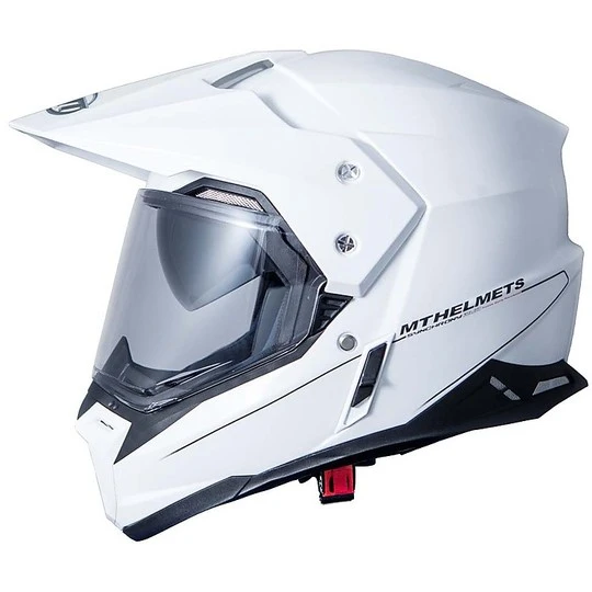 MT Helmets Casque De Moto Intégral Cross Enduro MT Casques Synchrony DuoSport SV Solid Glossy White 3 MT Helmets Casque De Moto Intégral Cross Enduro MT Casques Synchrony DuoSport SV Solid Glossy White