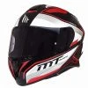 MT Helmets Casque Intégral Moto Casques MT Targo Interact A1 Blanc Rouge -MT HELMETS Soldes casque integral moto casques mt targo interact a1 blanc rouge 56106