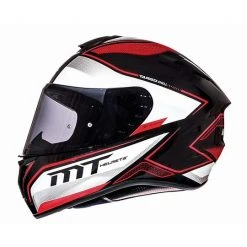 MT Helmets Soldes Magasin -MT HELMETS Soldes casque integral moto casques mt targo interact a1 blanc rouge 56107