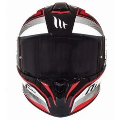MT Helmets Casque Intégral Moto Casques MT Targo Interact A1 Blanc Rouge -MT HELMETS Soldes casque integral moto casques mt targo interact a1 blanc rouge 56108