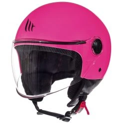 MT Helmets Casque Moto Jet MT Casques STREET Solid A8 Glossy Pink