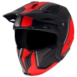 MT Helmets Soldes Magasin -MT HELMETS Soldes casque moto trial mt helmet streetfighter exrta sv twin c5 matt red 102939